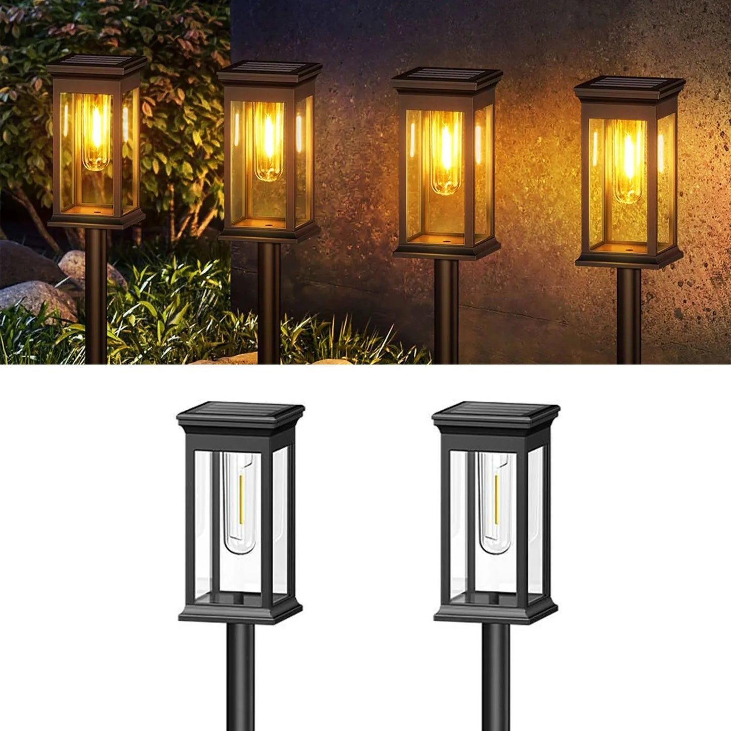 DuskGlow™ Solar Path Lights