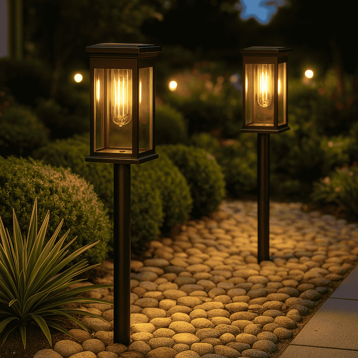 DuskGlow™ Solar Path Lights