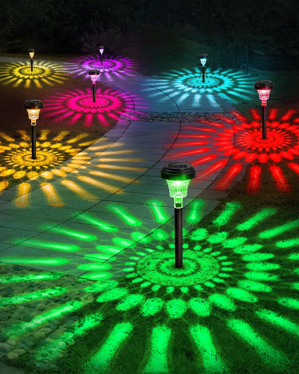 GlowBloom™ Solar Path Lights