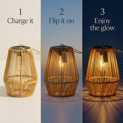 SunsetGlow Solar Lantern